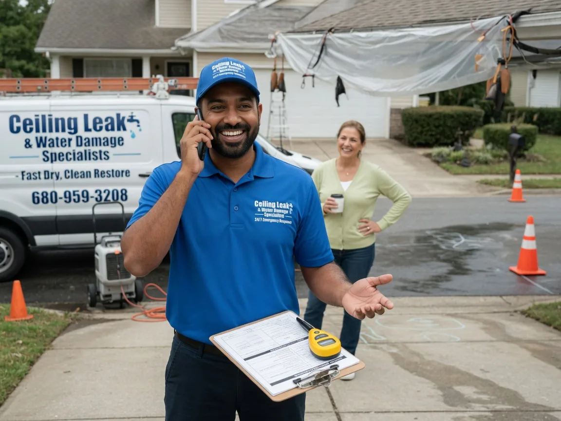 Ceiling Leak Cleanup Holland, TX FAQs
